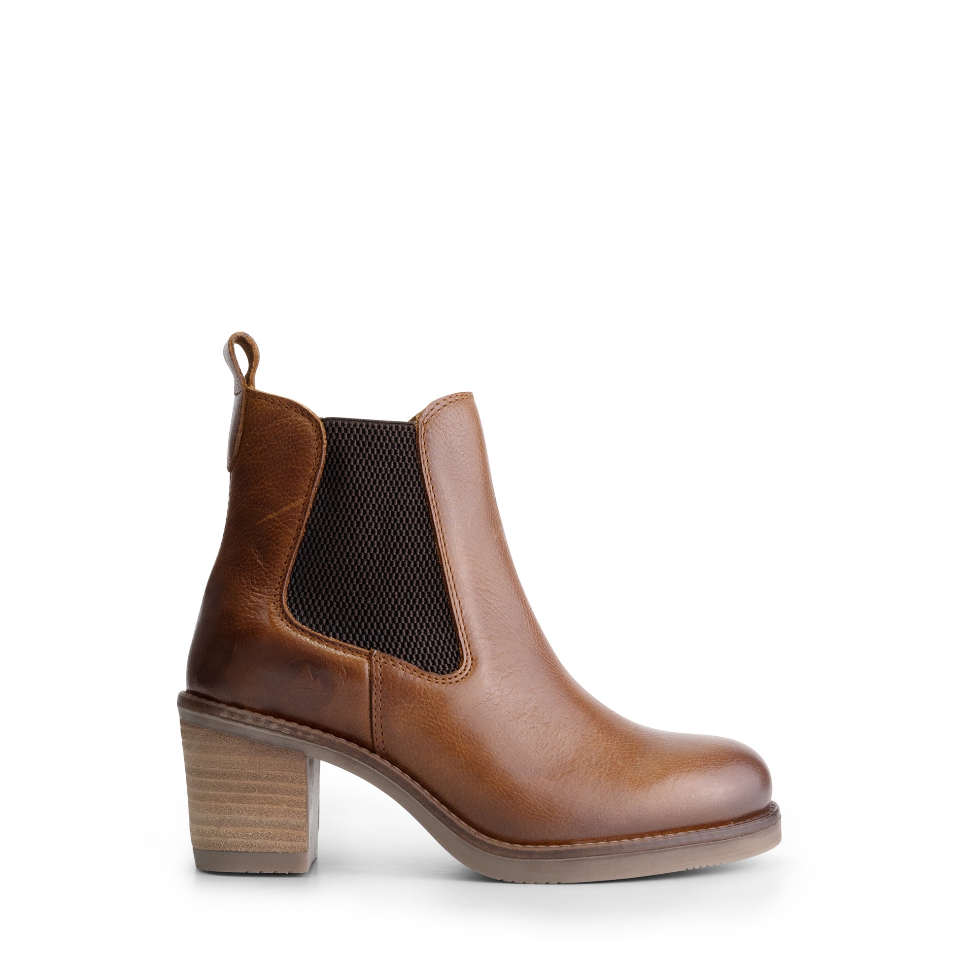Ivry - Leather ankle boots - Women - Cognac R