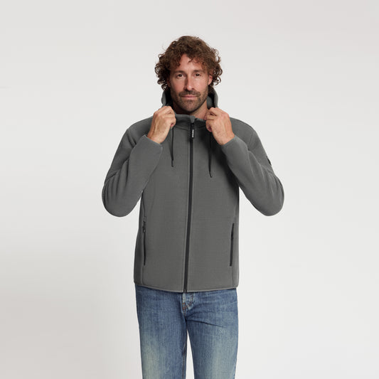 Tyko Men - Outdoor Vest - Fleece - Grey MV