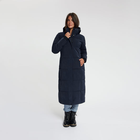 Andels Women - Puffer Winter Coat - Waterproof - Navy MV