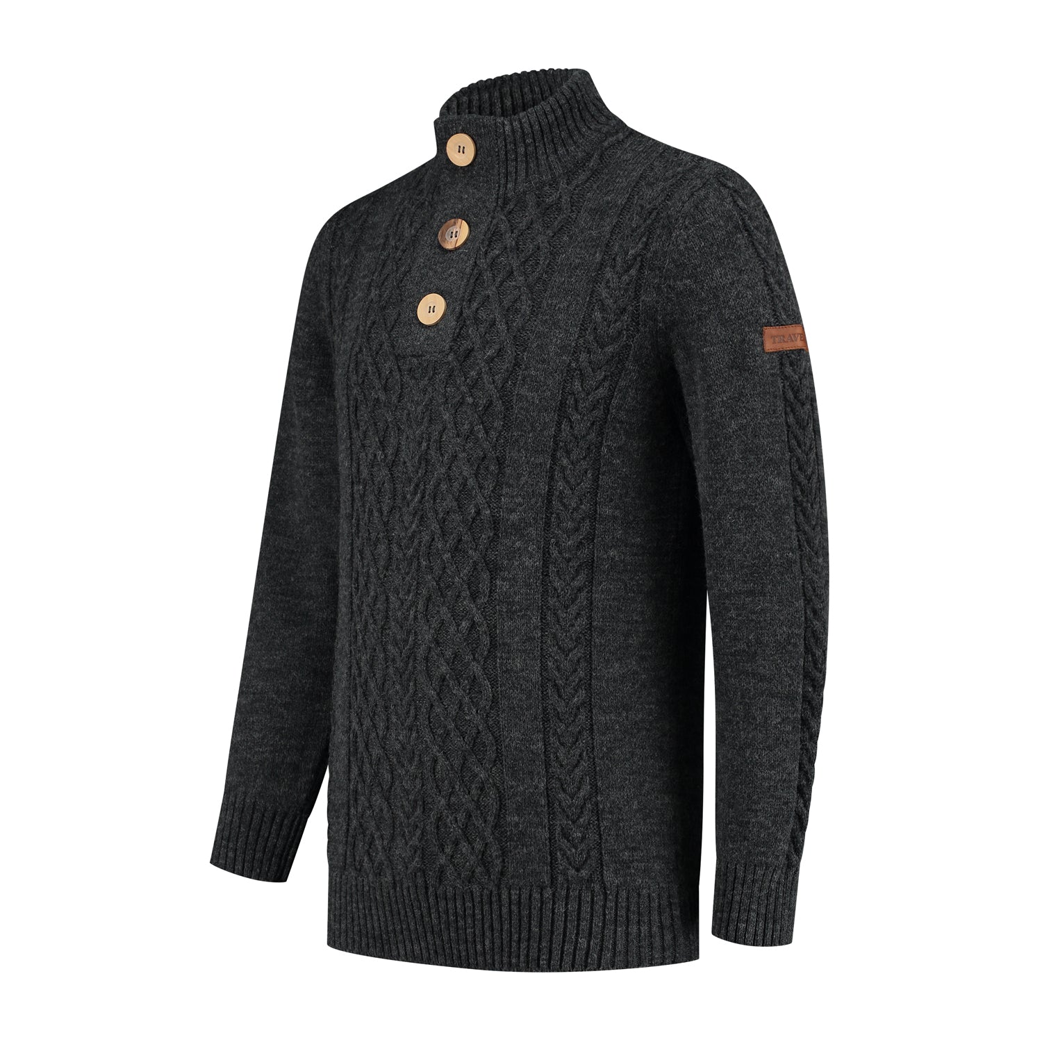 Falun Men - Knitted jumper - Antracite FL