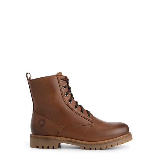 Norrland Men - Lace-up boots - Wool-lined - Cognac R