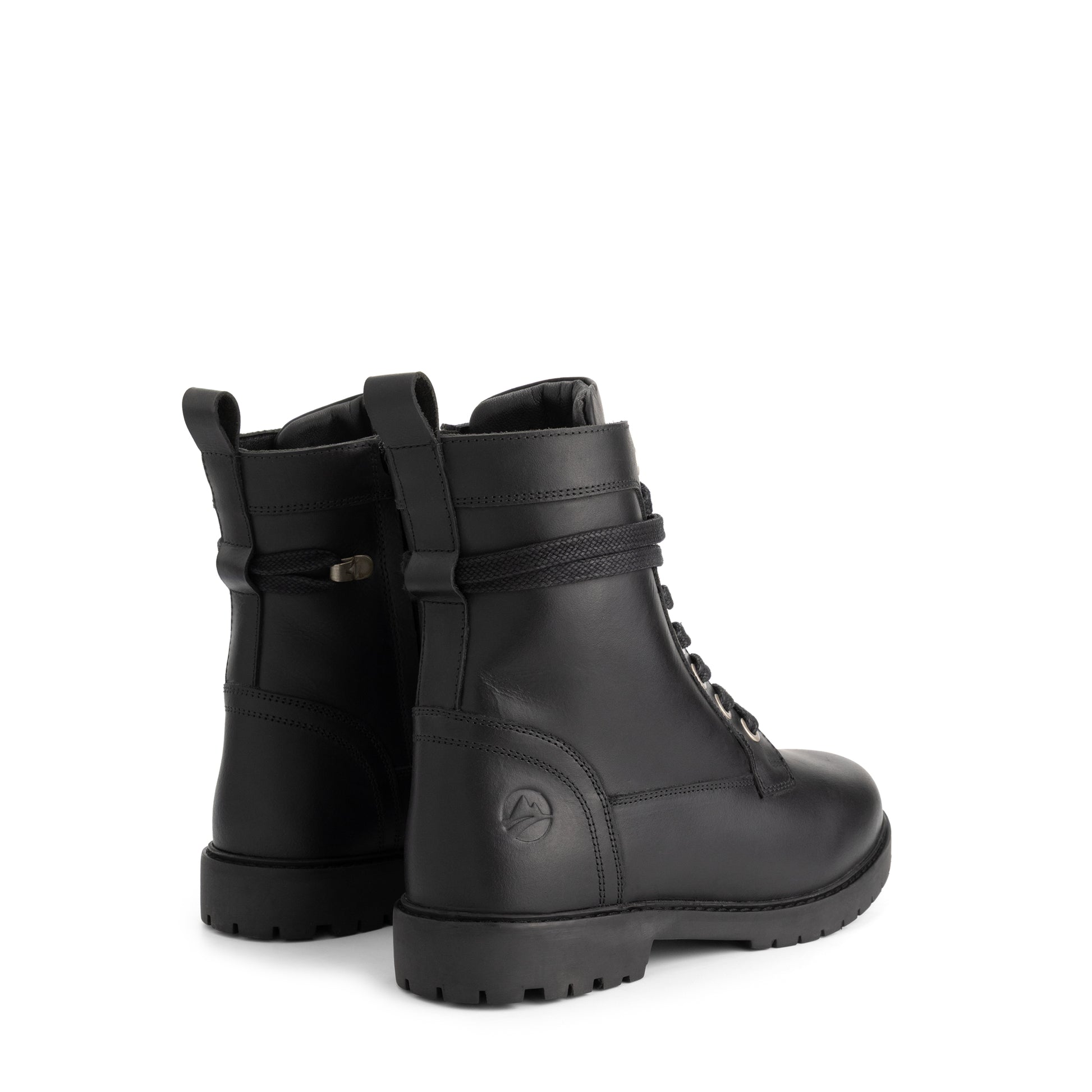 Kafjord Women - Lace-up boots - Wool-lined - Black BD