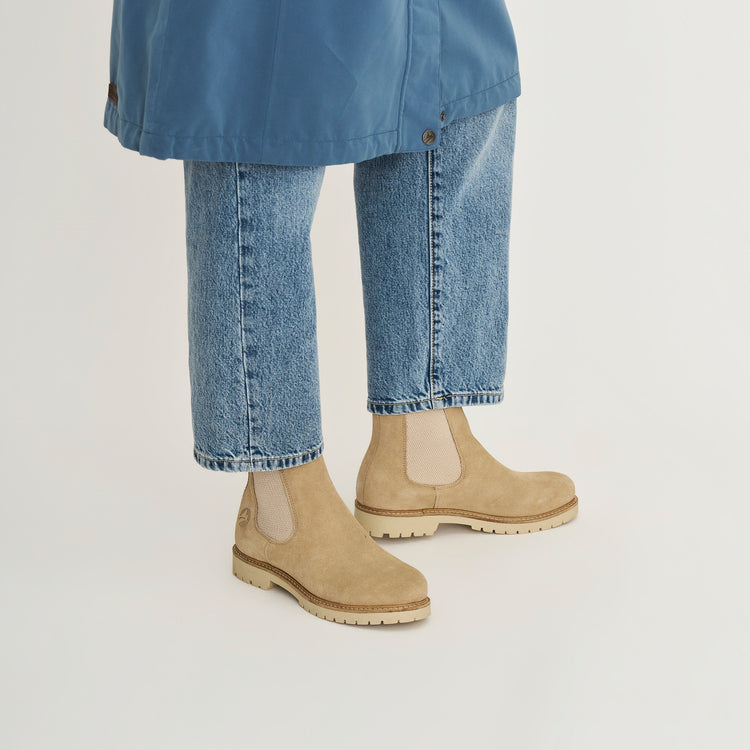 Skovdal Women - Chelsea boots - Suede - Sand MV