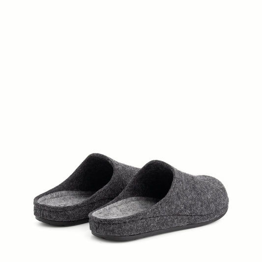 Come Home Women - House slippers - Wool - Dark grey BD