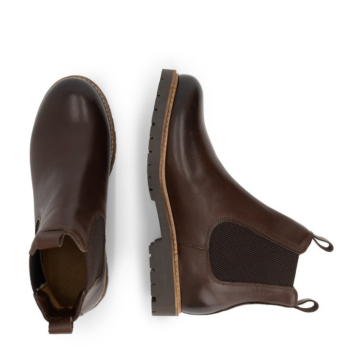 Agder Women - Chelsea boots - Leather - Dark brown UPD