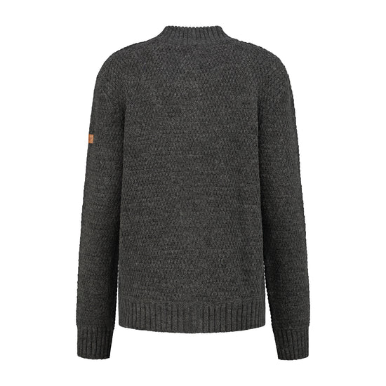 Kemi Women - Knitted Cardigan - Dark antracite B