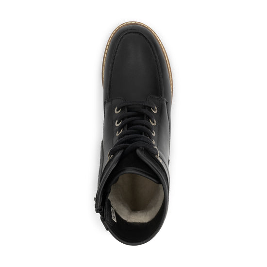 Tronstad Women - Lace-up boots - Wool-lined - Black UPS