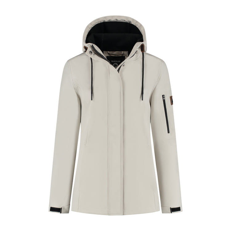 Malika - Waterproof softshell jacket - Women - Sand F