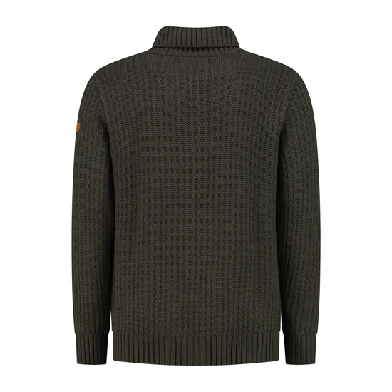 Turtleneck Boda Men - Knitted jumper - Green B