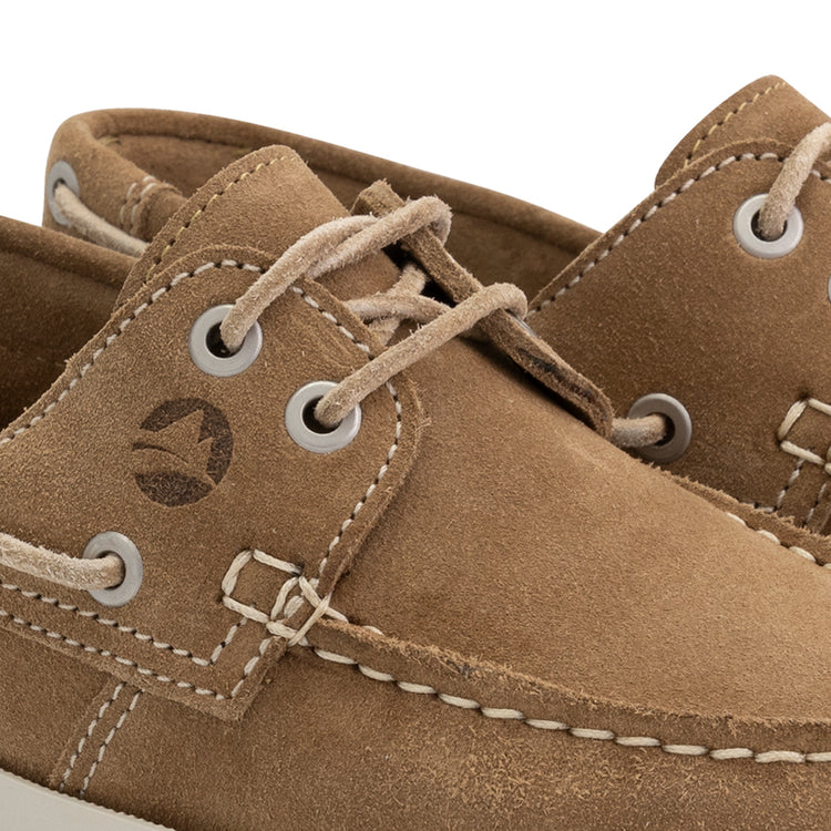 Penzance Women - Boat shoes - Suede - Light brown DFW