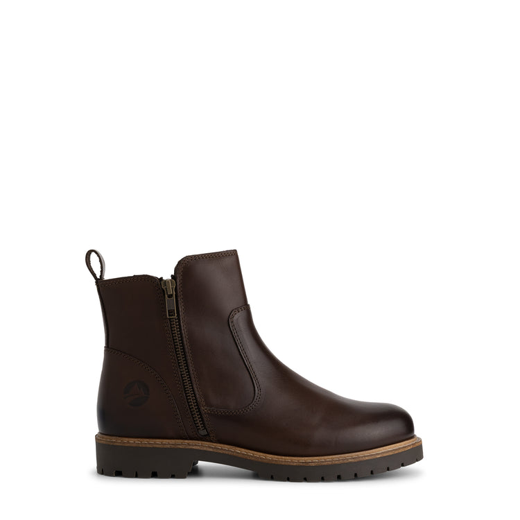 Karup Women - Ankle boots - Wool-lined - Dark brown R