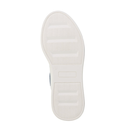 Caris Women - Sneakers - Leather - White/Light blue UNS