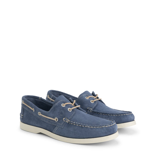 Krokvag Men - Boat shoes - Suede - Blue FRD