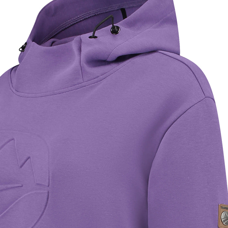 Maren Women - Outdoor sweater - Hoodie - Purple DCB