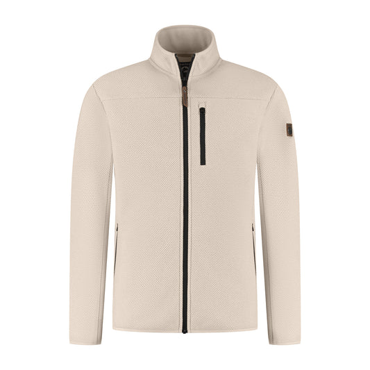 Lars Men - Outdoor cardigan - Sand F