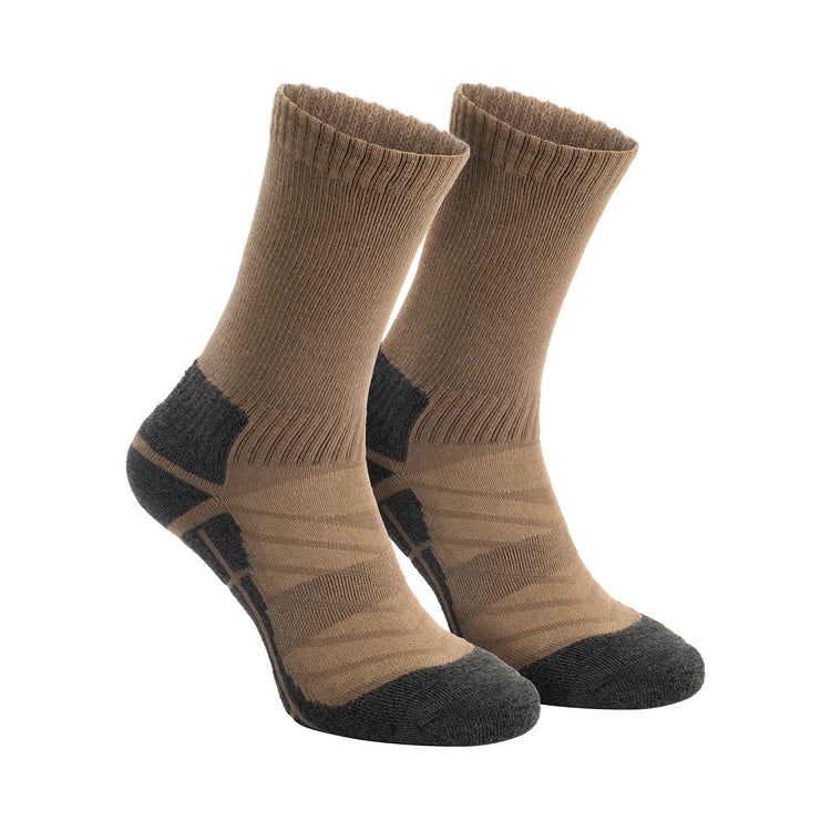 Travelin’ Bran Unisex 2-pack hiking socks – Seamless & breathable – Brown ACC1