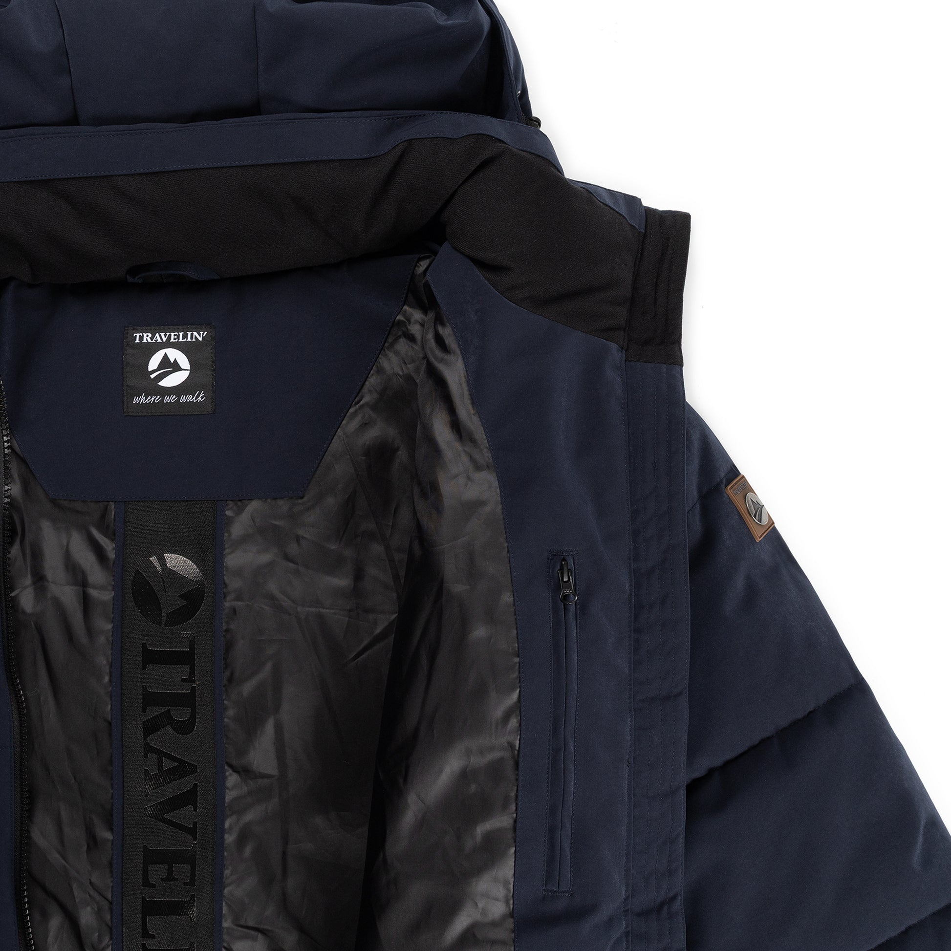 Rissne Women - Puffer jacket - Water-resistant - Navy DCI