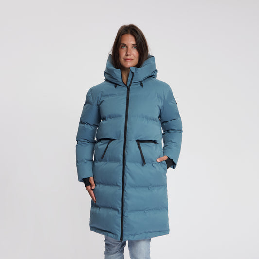 Odda Women - Puffer Winter Jacket - Waterproof - Blue MV