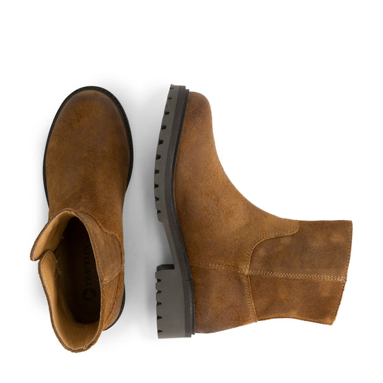 Venning Women - Ankle Boots - Suede - Cognac UPD