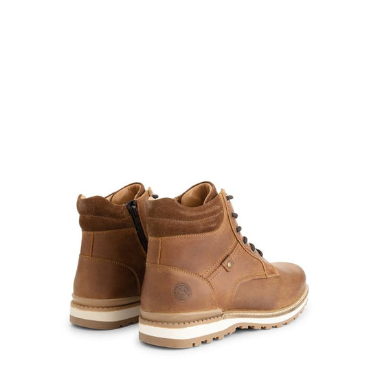 Sig Men - Lace-up boots - Wool-lined - Cognac BD