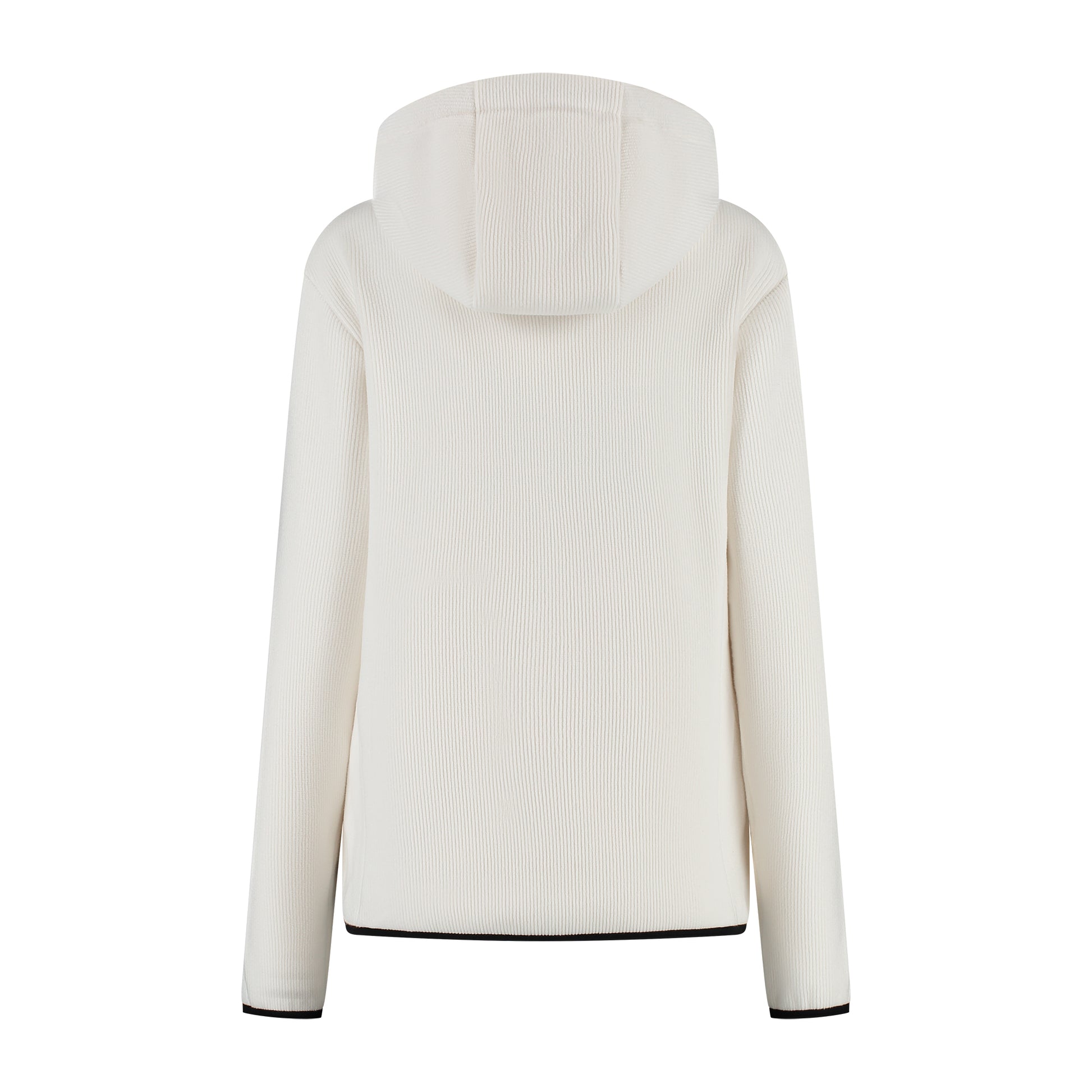 Kirsten Women - Hooded Cardigan - Fleece - Off white B