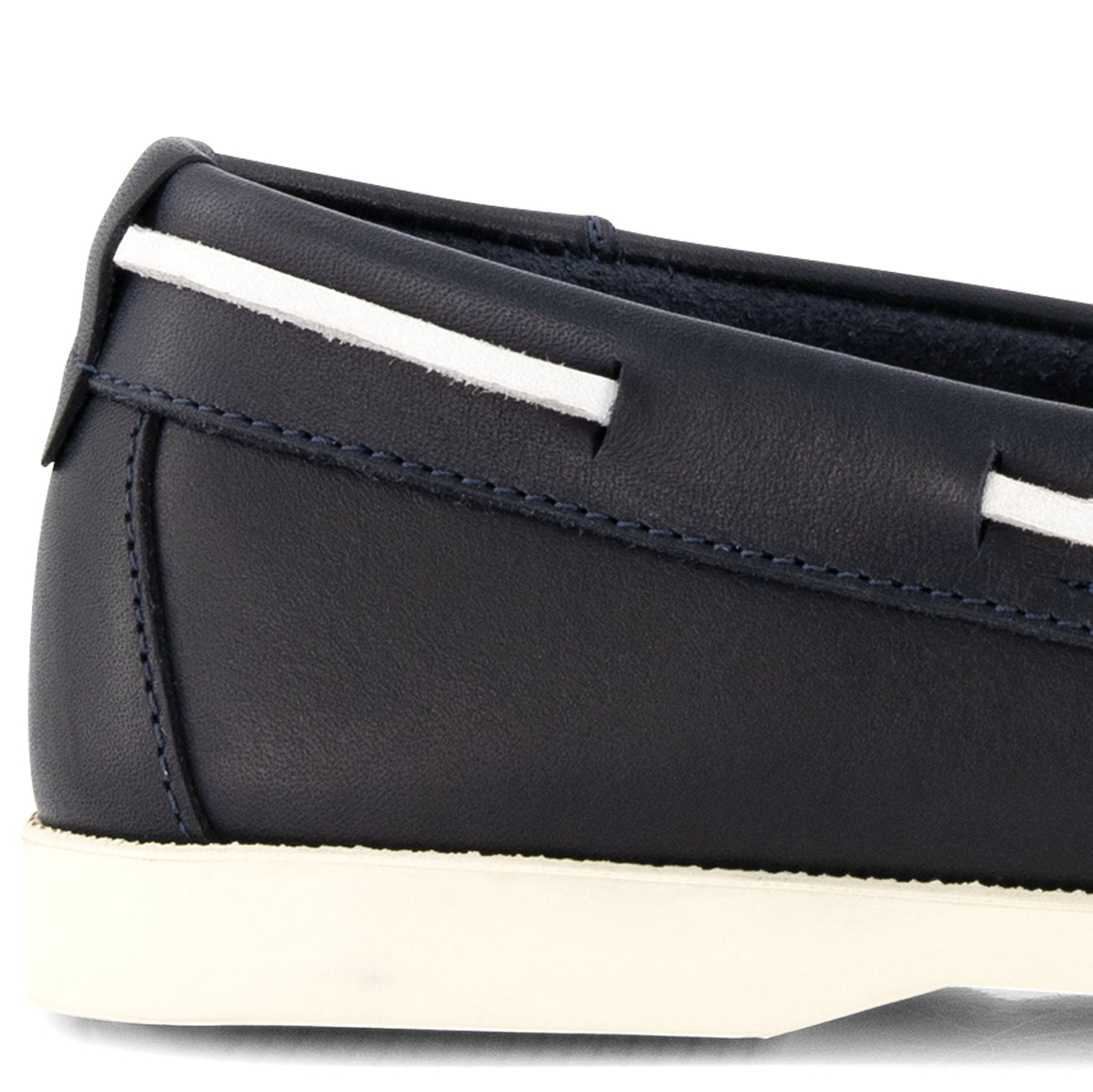 Exmouth Women - Boat shoes - Leather - Blue DFH
