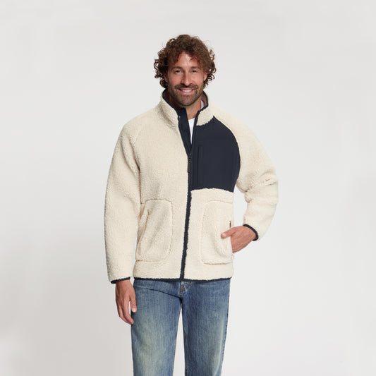 Omar Men - Outdoor Vest - Teddy - Off-White MV