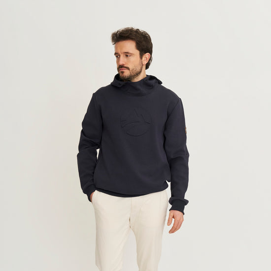 Morten Men - Outdoor sweater - Hoodie - Navy MV