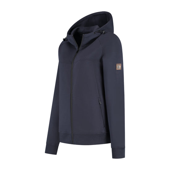 Stine Women - Hooded Cardigan - Sweat - Navy FL