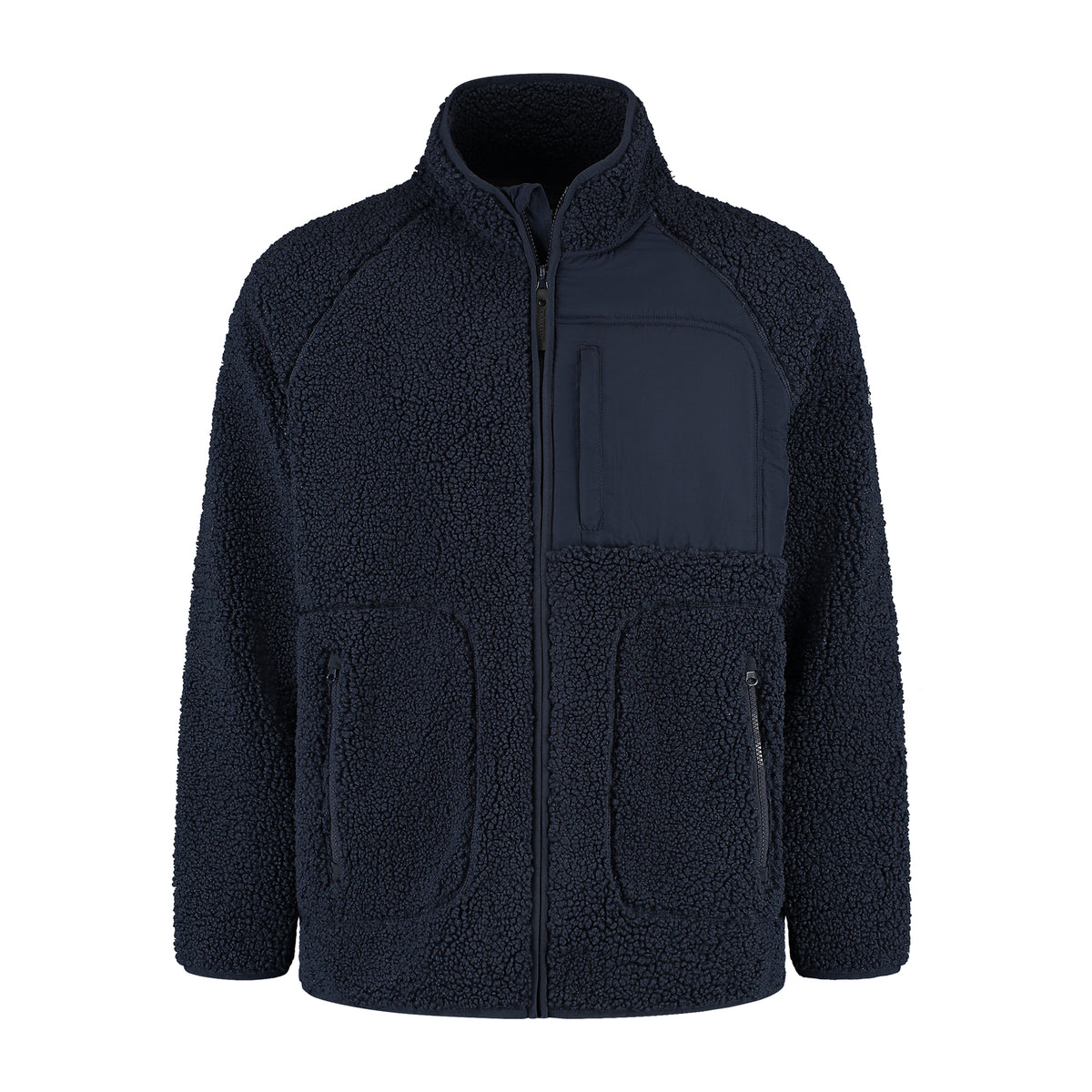 Omar Men - Outdoor Vest - Teddy - Navy F