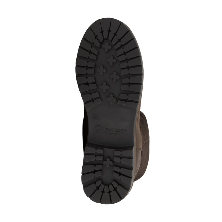 Mossoya Women - Outdoor Boots - Wool-Lined - Dark Brown UNS