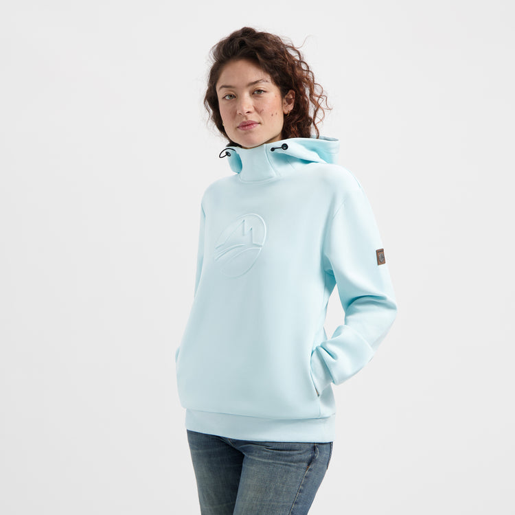Maren Women - Outdoor sweater - Hoodie - Light blue MV