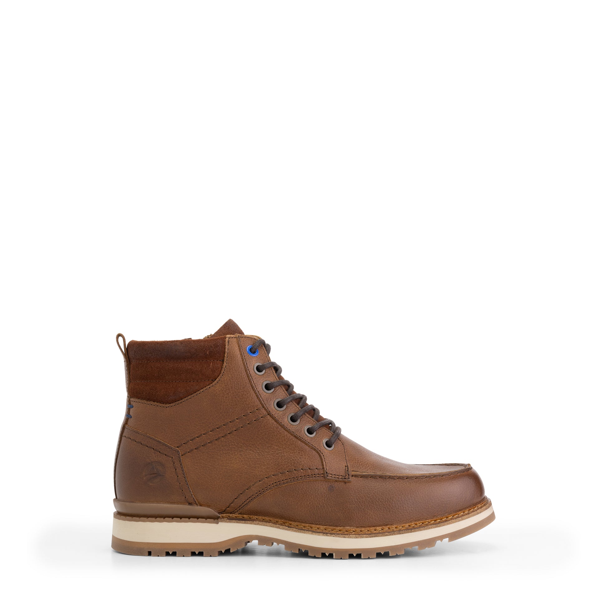 Levring Men - Lace-up boots - Wool-lined - Cognac R