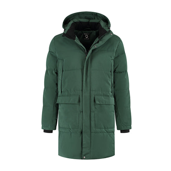 Ladan Men - Puffer jacket - Water-resistant - Dark green F