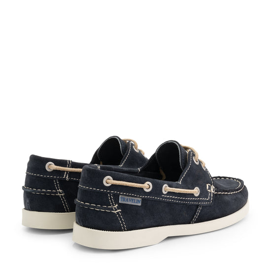 Penzance Women - Boat shoes - Suede - Navy BD