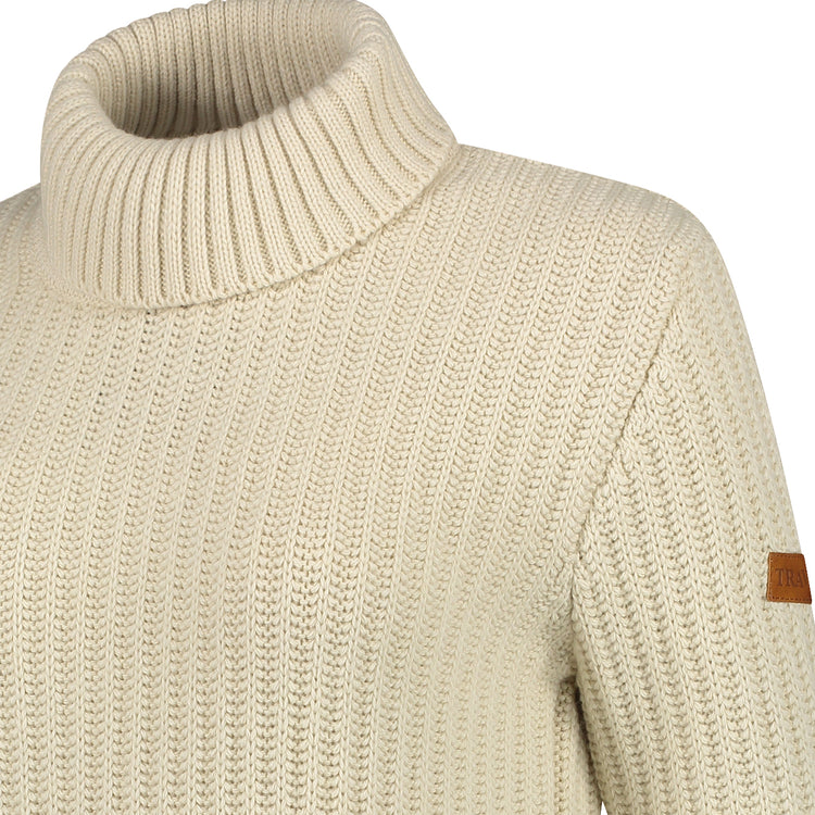 Turtleneck Boda Women - Knitted jumper - Ecru DCB