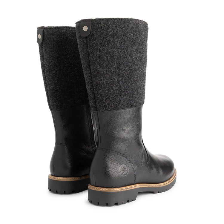 Skive Women - High boots - Wool/Felt - Black BD