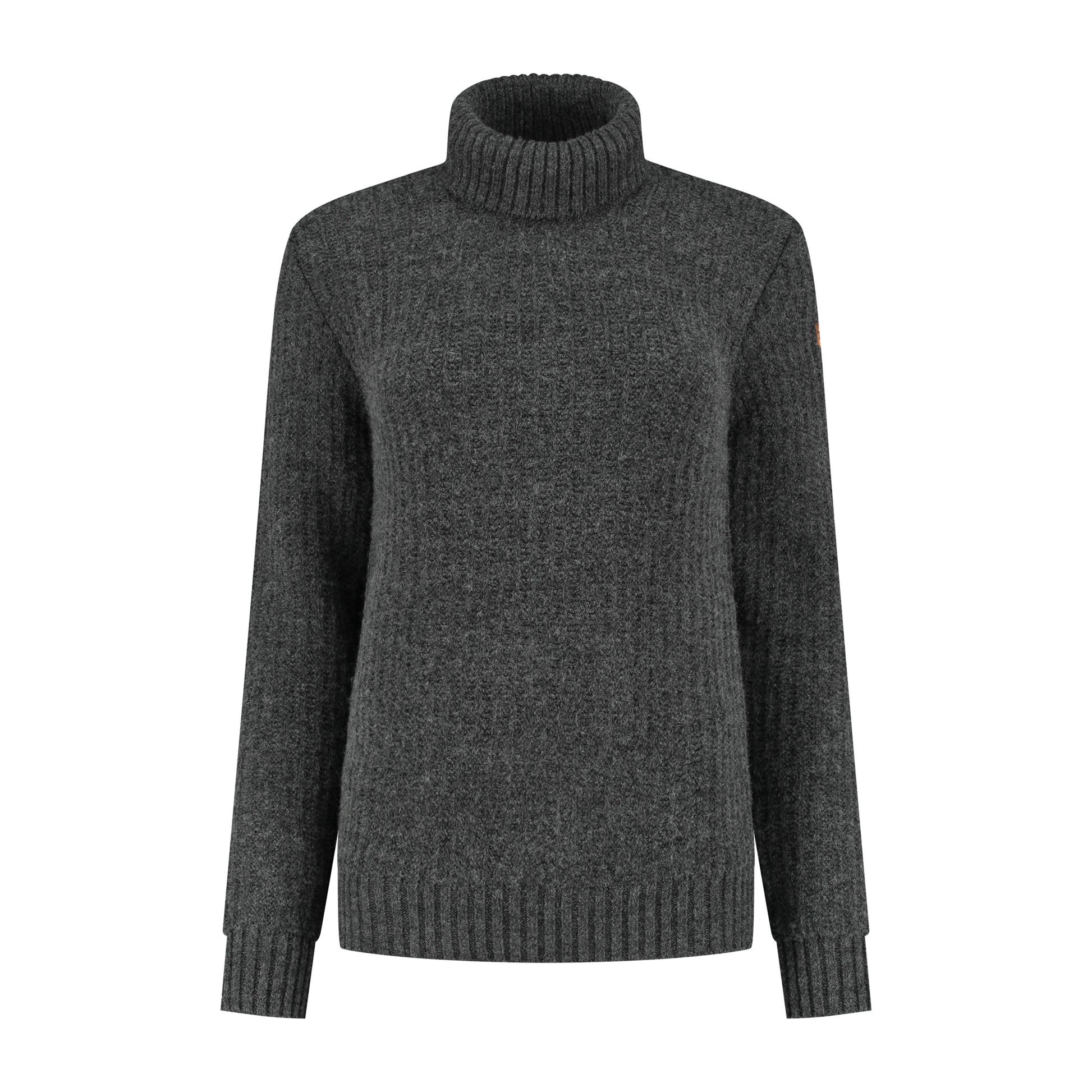 Turtleneck Boda Women - Knitted jumper - Antracite F