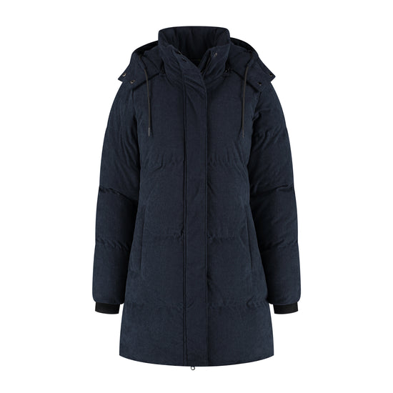Ulvik Women - Puffer Winter Jacket - Corduroy - Navy F