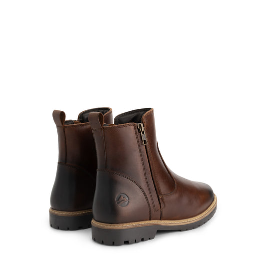 Bronderslev Women - Ankle Boots - Wool-Lined - Dark Brown BD