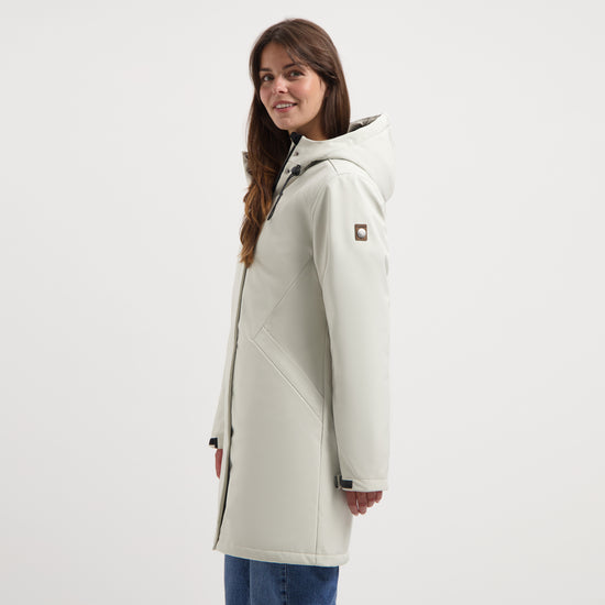 Elina Women Softshell jacket Padded Sand
