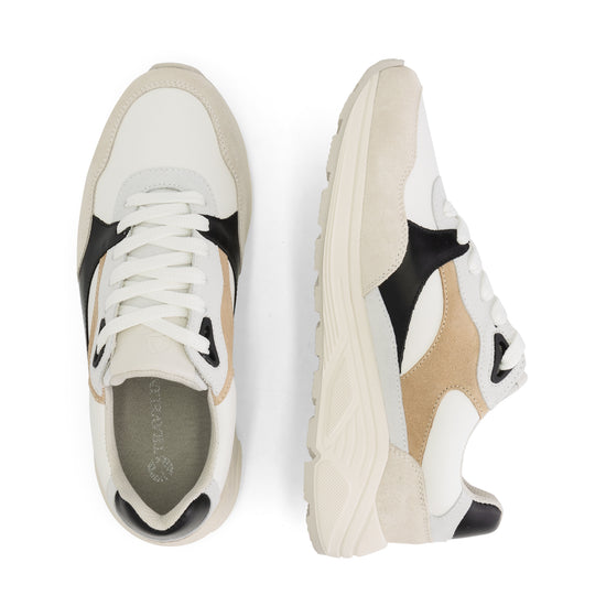 Royston Women - Sneakers - Leather - Sand/Black UPD