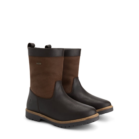 Stornes Men - Outdoor Boots - Wool-Lined - Dark Brown FRD