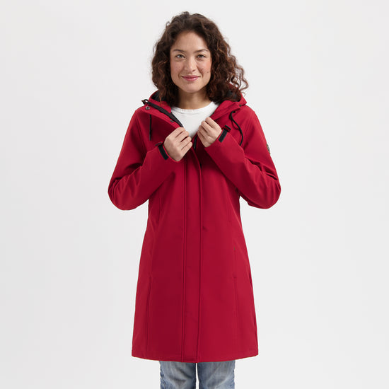 Erika - Waterproof softshell jacket - Women - Red MV
