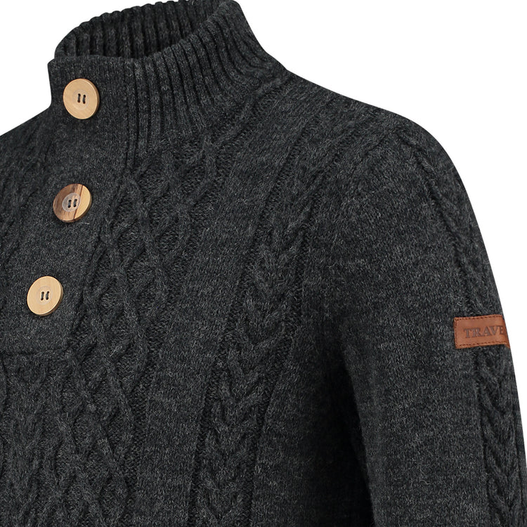 Falun Men - Knitted jumper - Antracite DCB