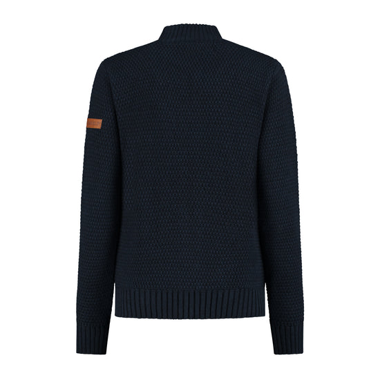 Kemi Women - Knitted Cardigan - Navy B