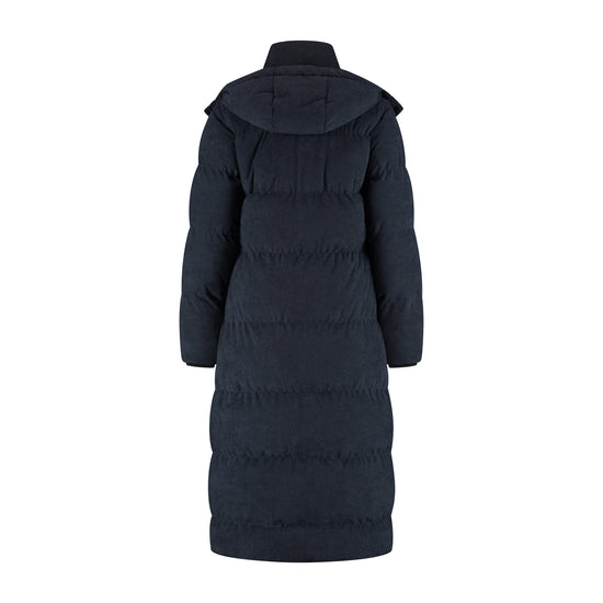 Unni Women - Puffer Winter Jacket - Corduroy - Navy B