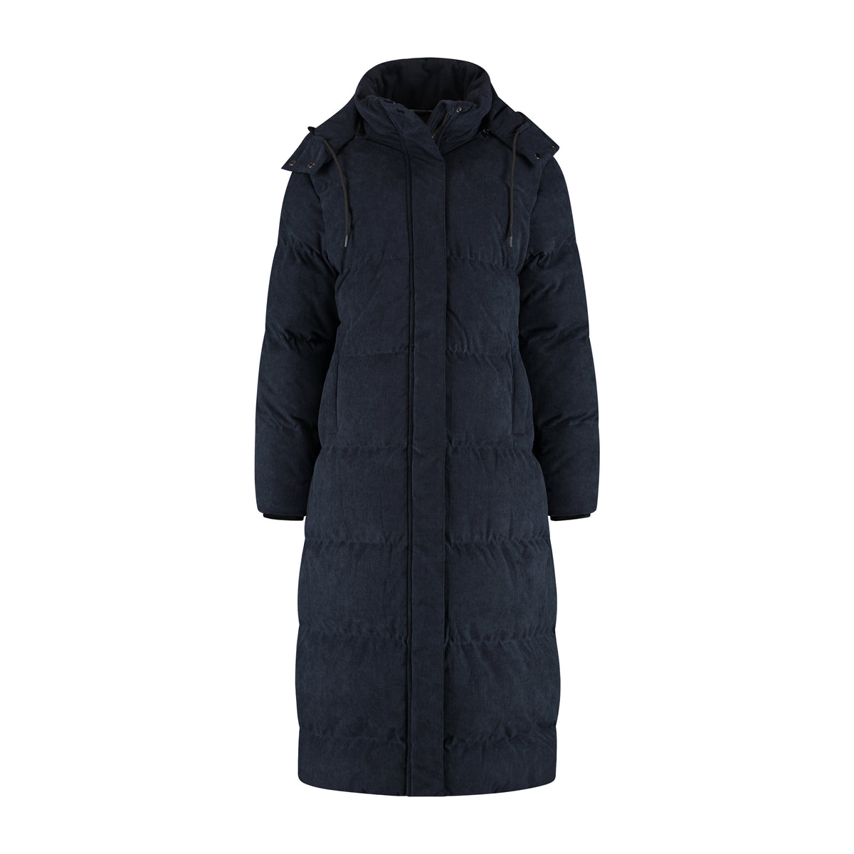 Unni Women - Puffer Winter Jacket - Corduroy - Navy F