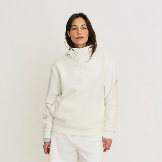 Marte Women - Outdoor sweater - Hoodie - Off-white MV