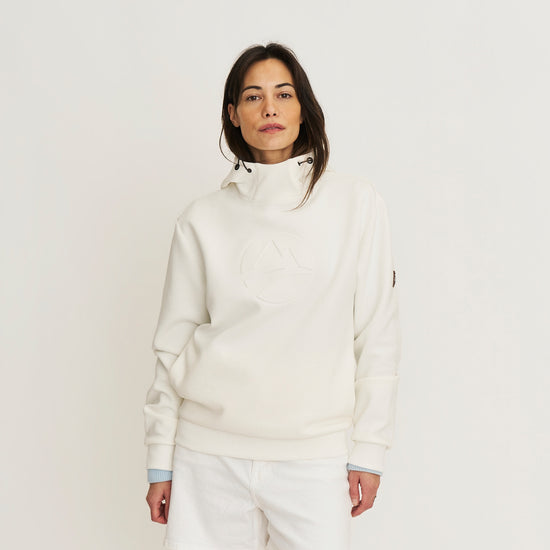 Marte Women - Outdoor sweater - Hoodie - Off-white MV